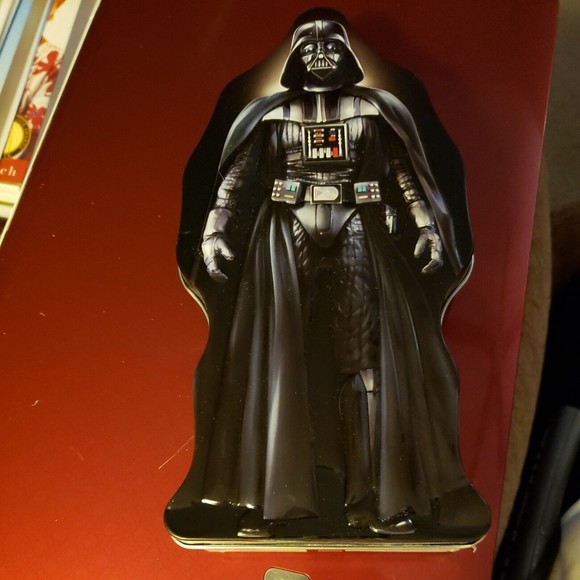 Star Wars Darth Vader  Tin by The Tin Box Company 9.5” x 4.5” x 2” NWT 2 Sided - Picture 1 of 5